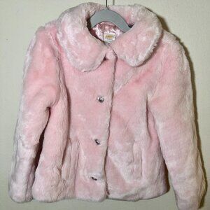 Gymboree pink sherling dressy coat